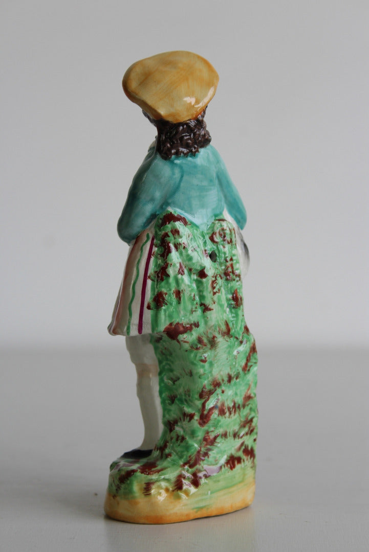 Staffordsire Figurine Girl & Dog - Kernow Furniture