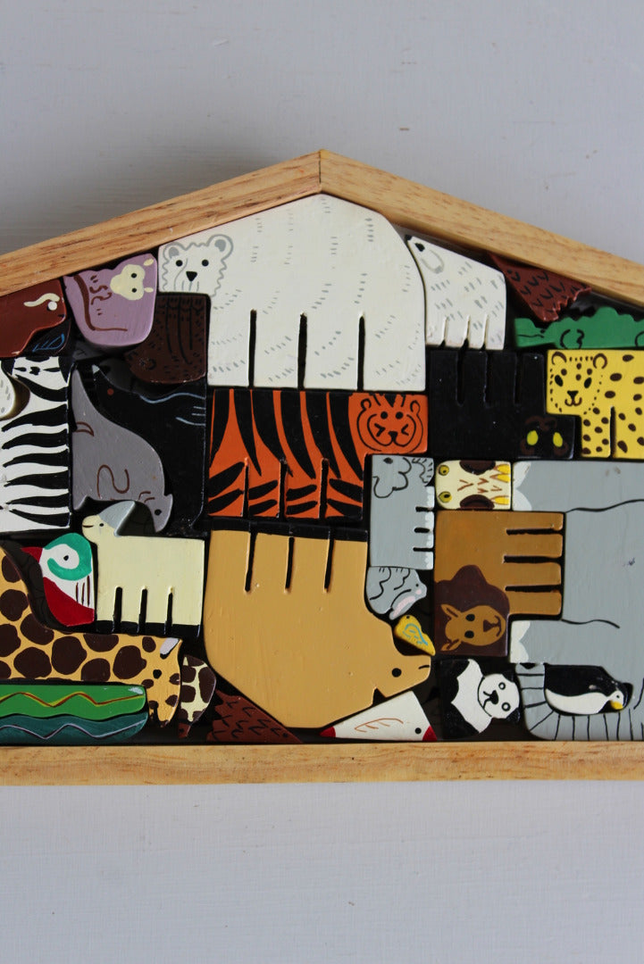 Vintage Wooden Animal Puzzle - Kernow Furniture