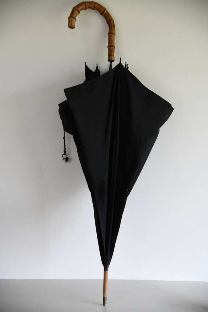 Vintage Black Umbrella - Kernow Furniture