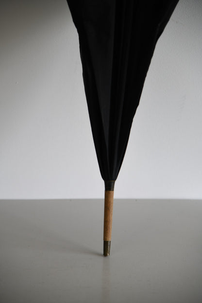 Vintage Black Umbrella - Kernow Furniture