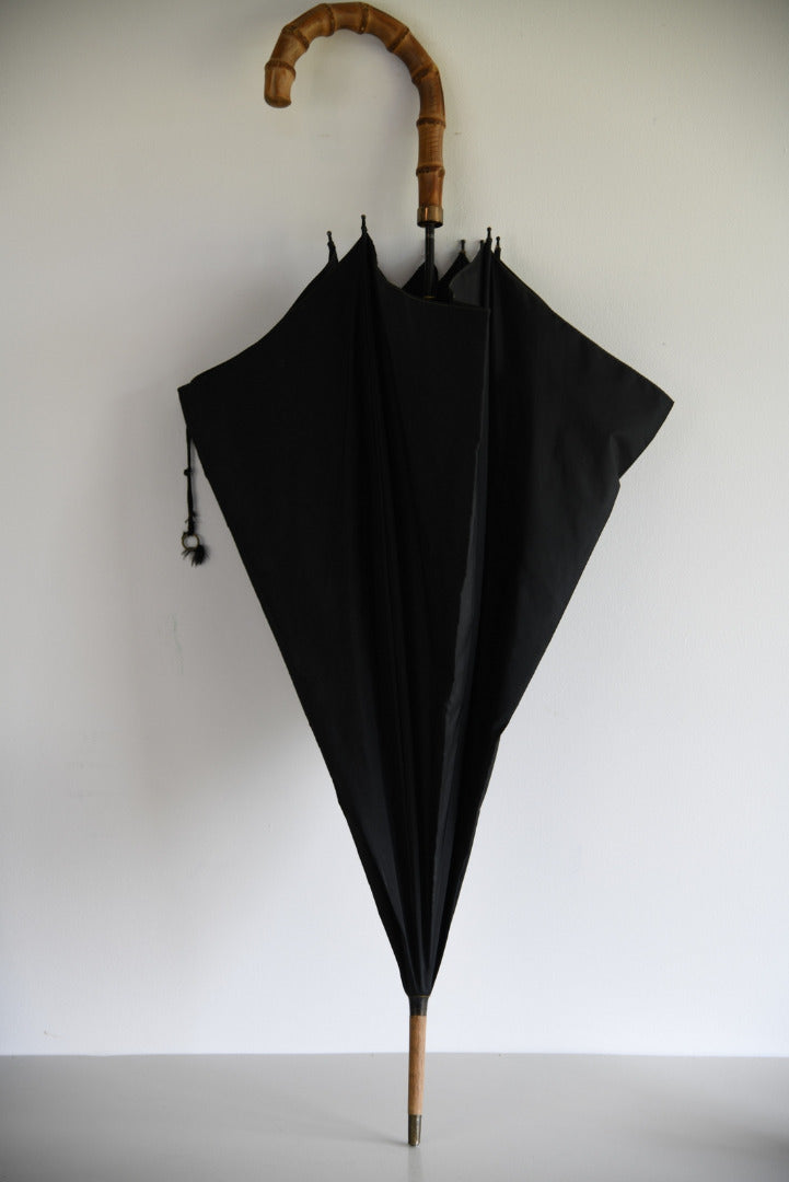 Vintage Black Umbrella - Kernow Furniture