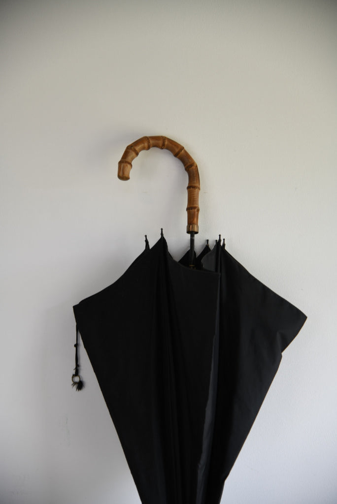 Vintage Black Umbrella - Kernow Furniture