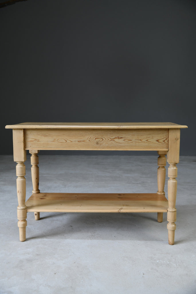 Rustic Pine Side Table - Kernow Furniture