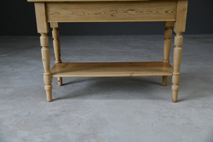 Rustic Pine Side Table - Kernow Furniture