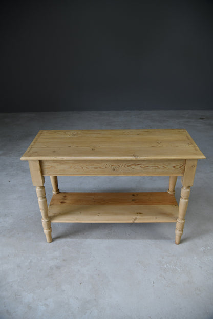 Rustic Pine Side Table - Kernow Furniture