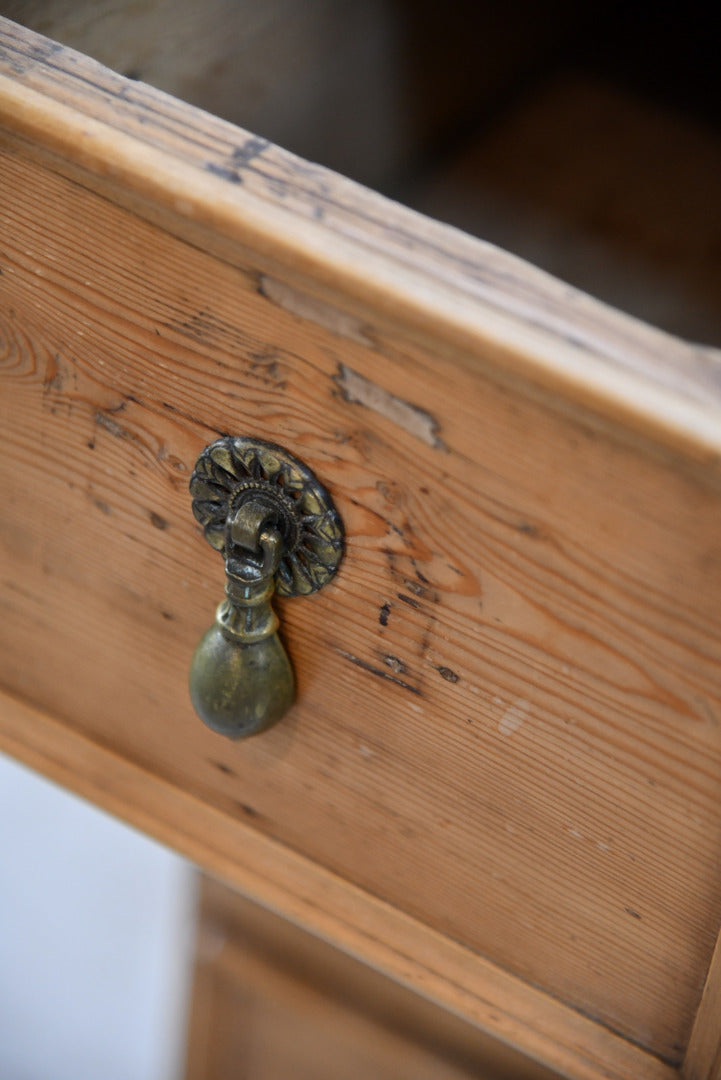 Rustic Pine Desk - Kernow Furniture