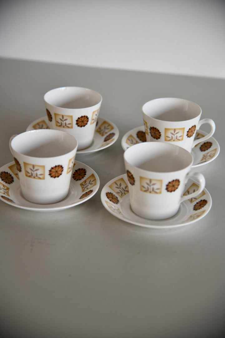 Set 4 Royal Vale Bone China Cups - Kernow Furniture