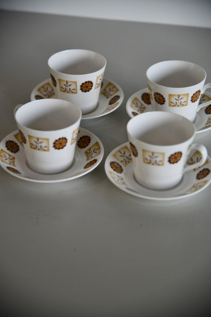 Set 4 Royal Vale Bone China Cups - Kernow Furniture