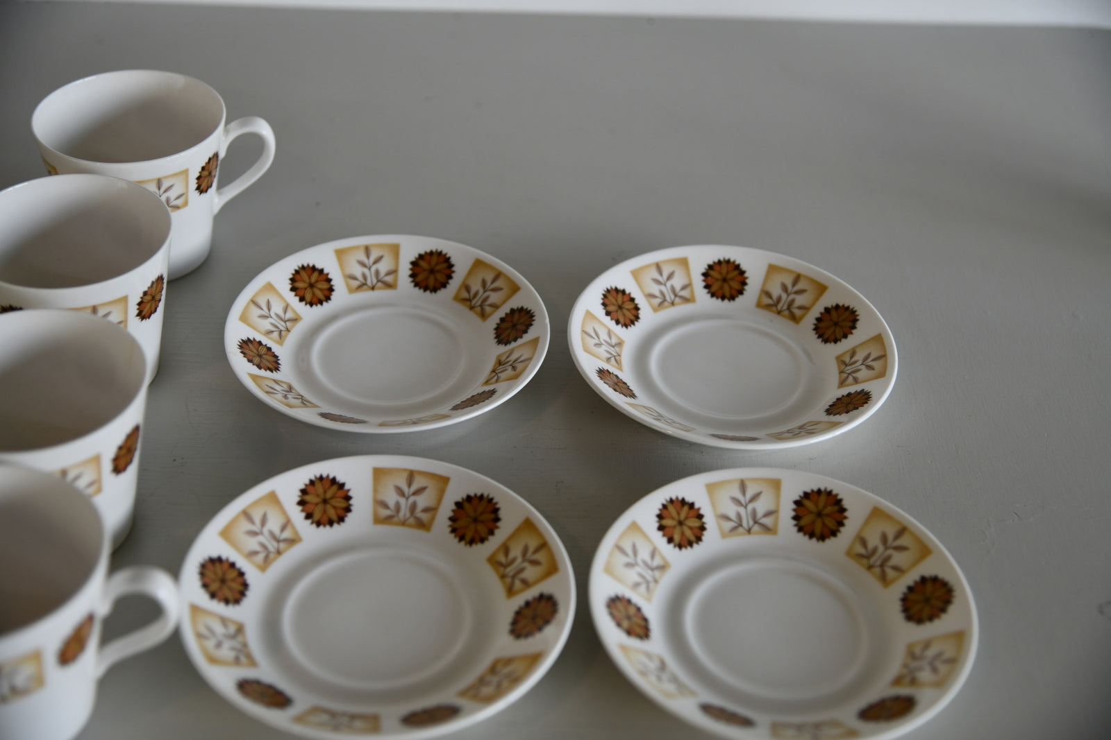 Set 4 Royal Vale Bone China Cups - Kernow Furniture