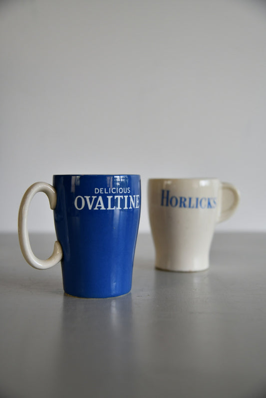 Vintage Alfred Meakin Ovaltine & Horlicks Mug - Kernow Furniture