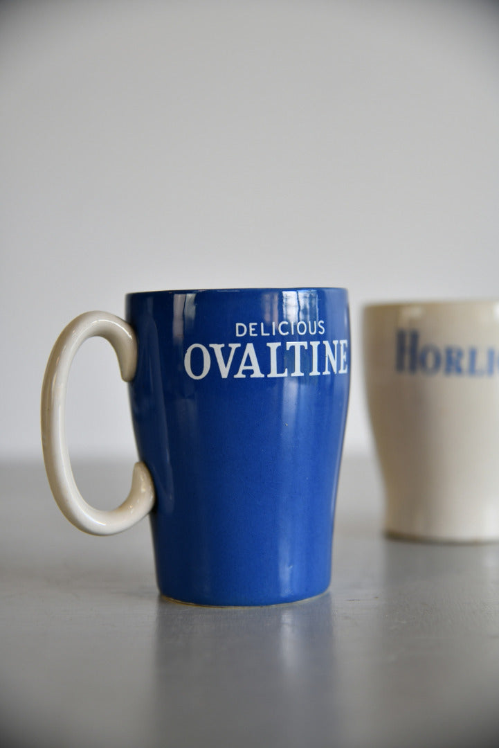 Vintage Alfred Meakin Ovaltine & Horlicks Mug - Kernow Furniture