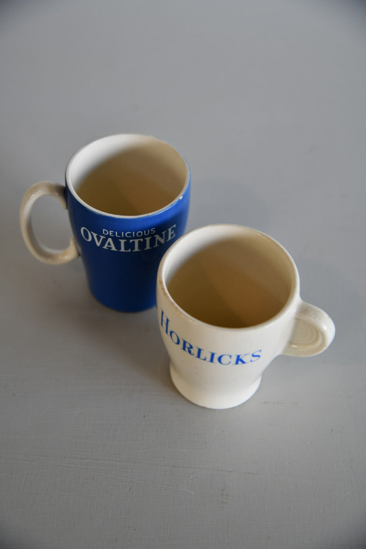 Vintage Alfred Meakin Ovaltine & Horlicks Mug - Kernow Furniture