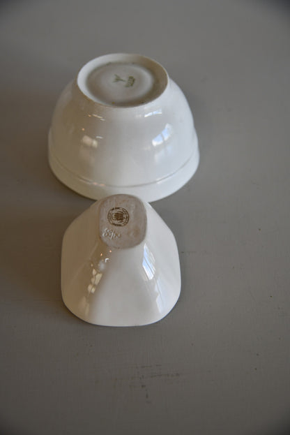 Vintage White Jelly Moulds - Kernow Furniture