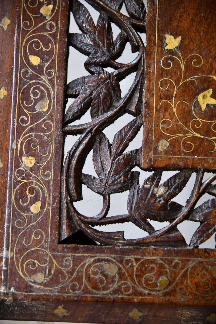 Pair Inlaid Eastern Side Tables - Kernow Furniture