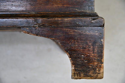 Large 6ft 18th Century Oak Coffer - Kernow Furniture