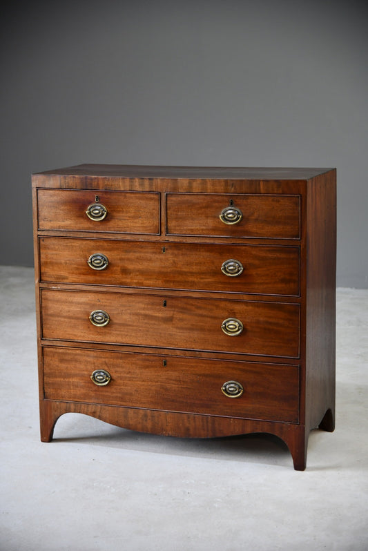 Antique Mahogany Chest of Drawers - Kernow Furniture