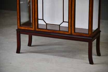 Mahogany Glazed Display Cabinet - Kernow Furniture