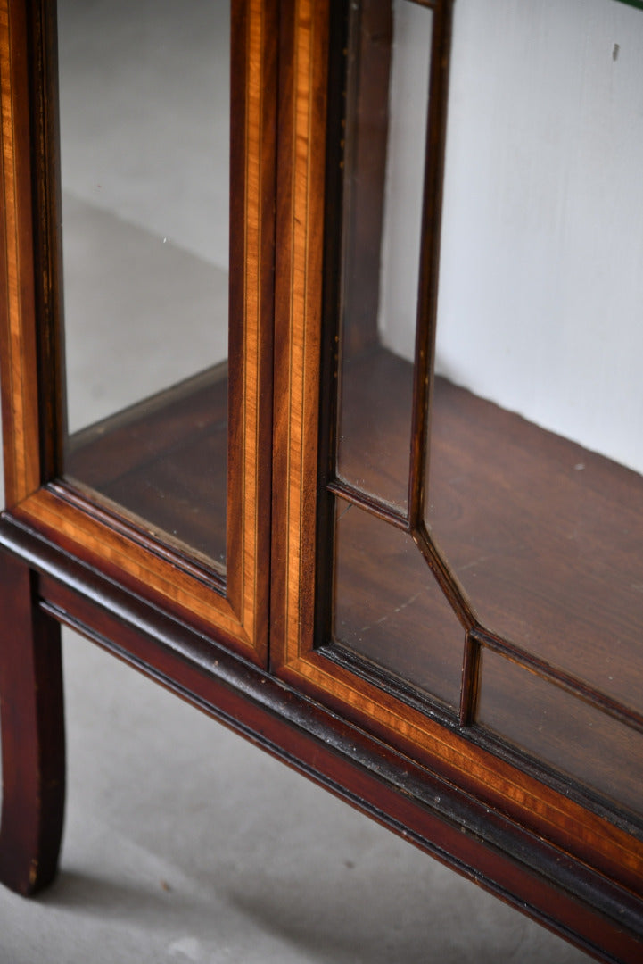 Mahogany Glazed Display Cabinet - Kernow Furniture