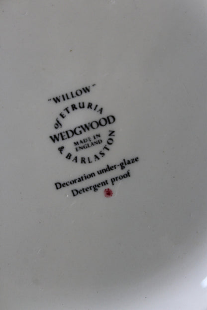 6 Wedgwood Willow Plates - Kernow Furniture