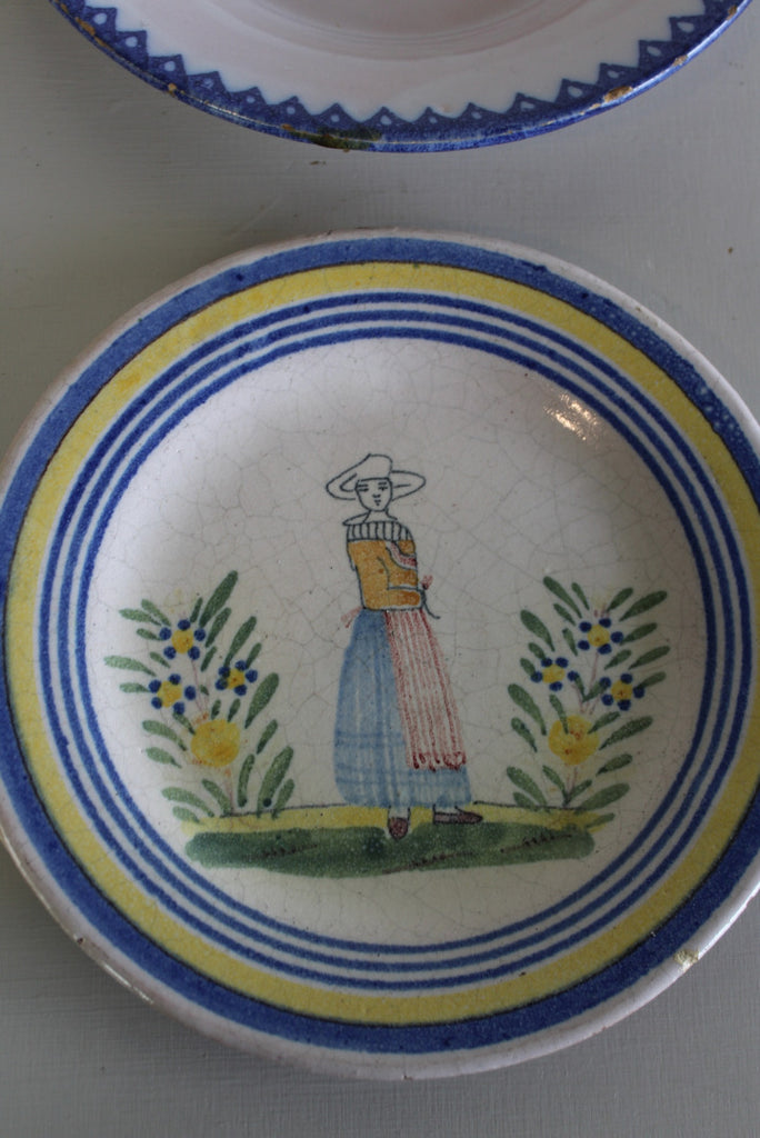 French Faience Plates - Kernow Furniture