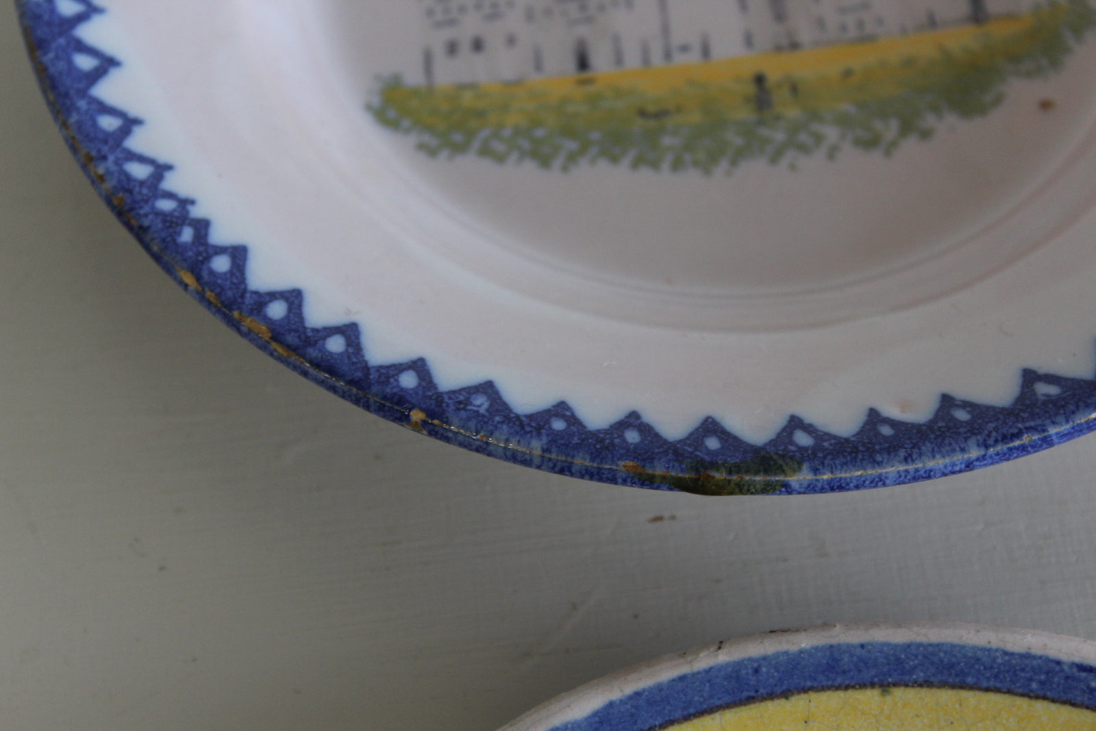 French Faience Plates - Kernow Furniture