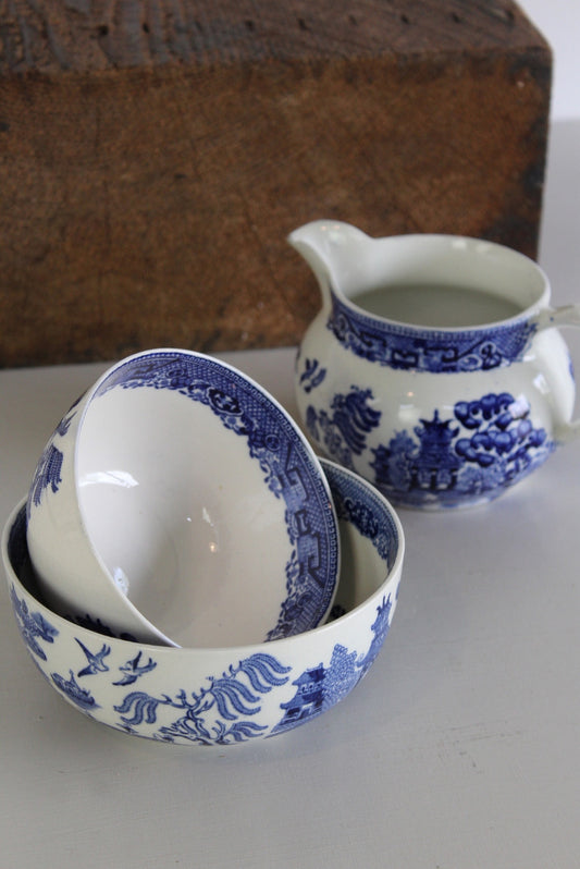 Willow Jug & Bowls - Kernow Furniture