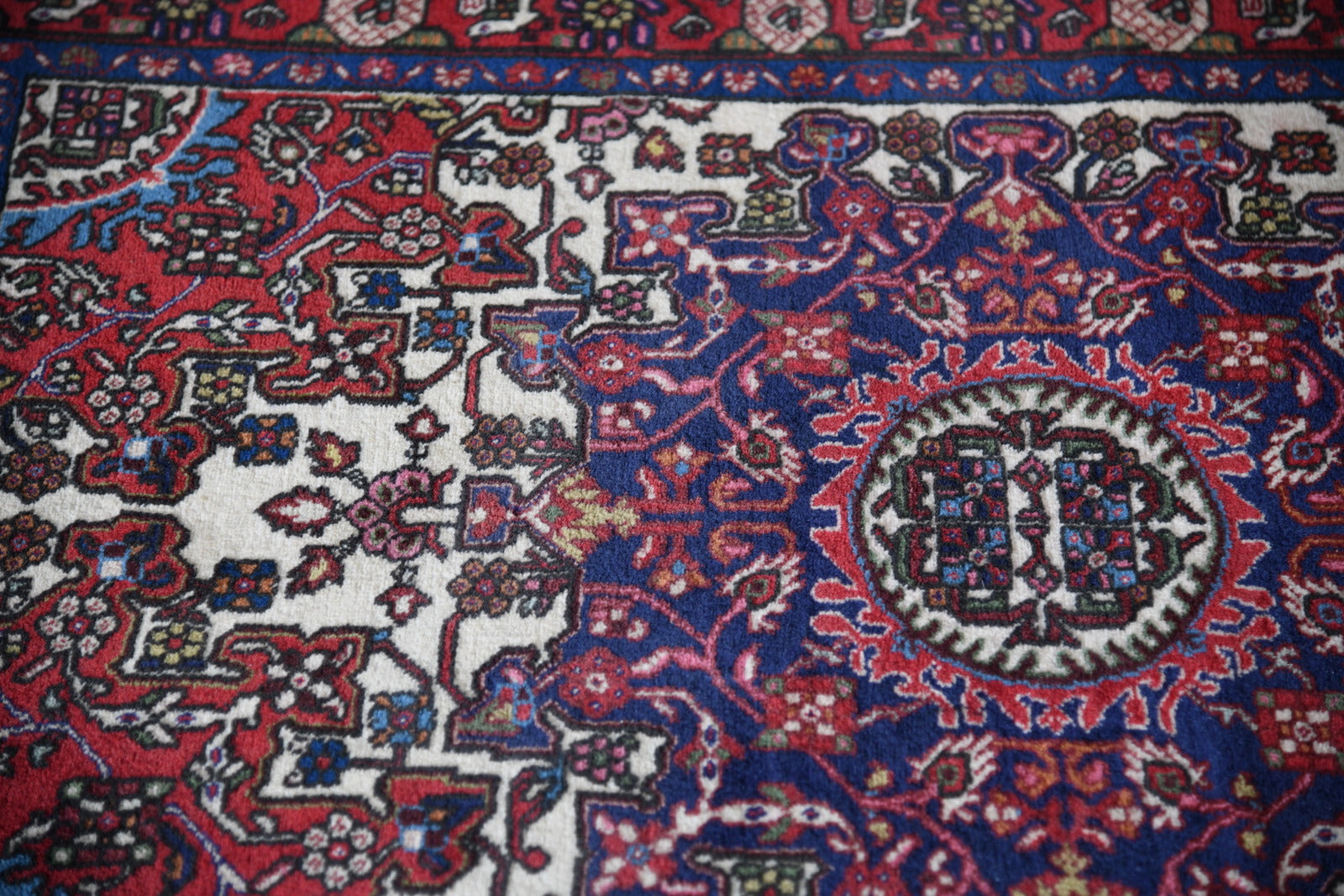 Antique Erivan Wool Rug - Kernow Furniture