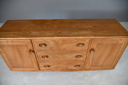 Retro Ercol Elm Sideboard - Kernow Furniture