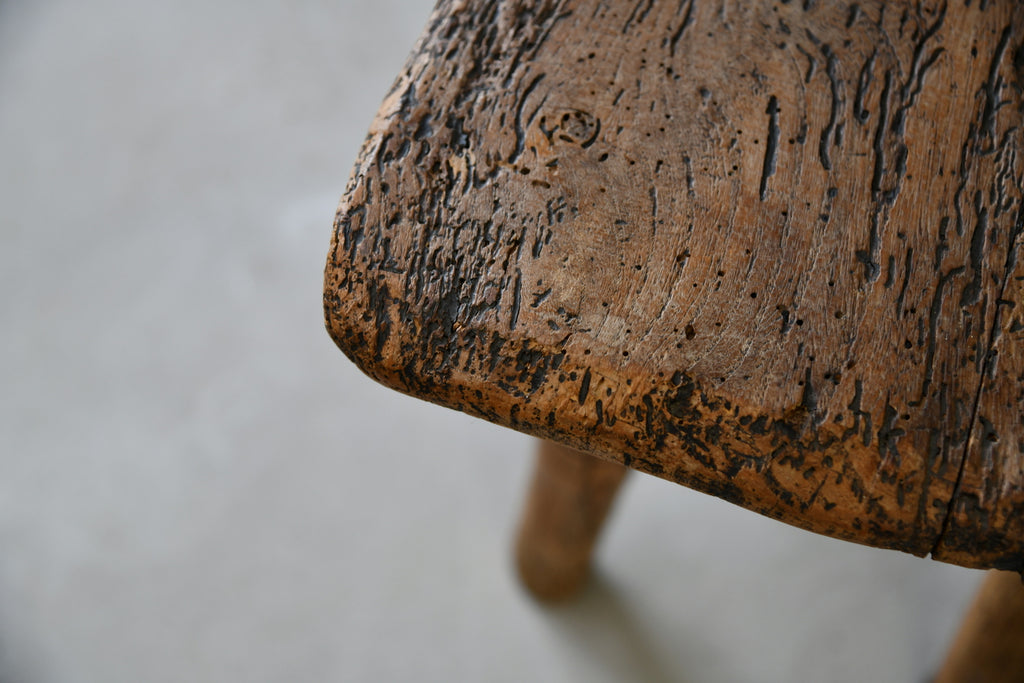 Antique Vernacular Primitive Pig Bench Table - Kernow Furniture