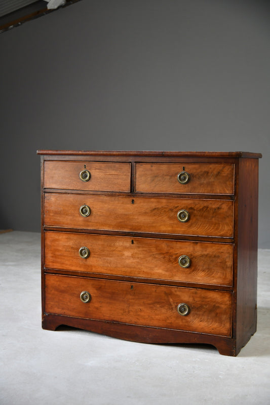 Antique Mahogany Chest of Drawers - Kernow Furniture