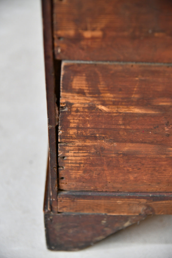 Antique 19th Century Mahogany Tambour Chest Cupboard