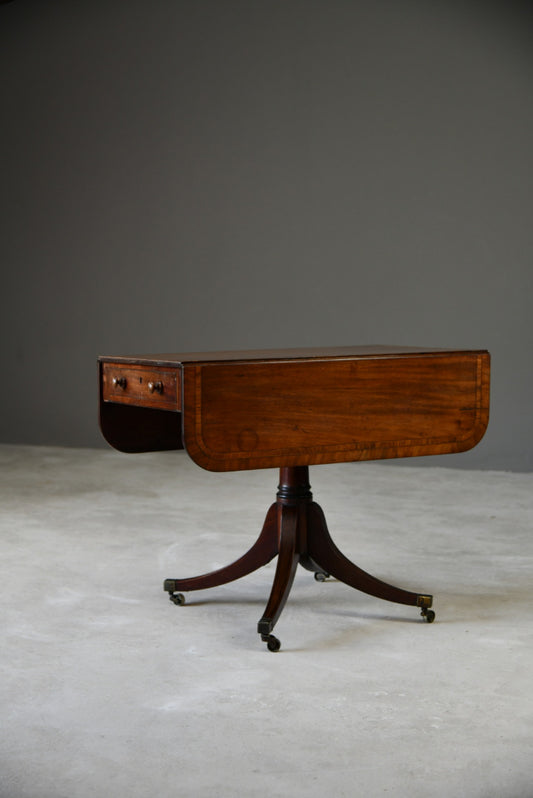 Antique Regency Mahogany Pembroke Table - Kernow Furniture