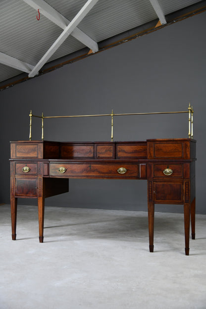 Large Regency Mahogany Sideboard Server - Kernow Furniture