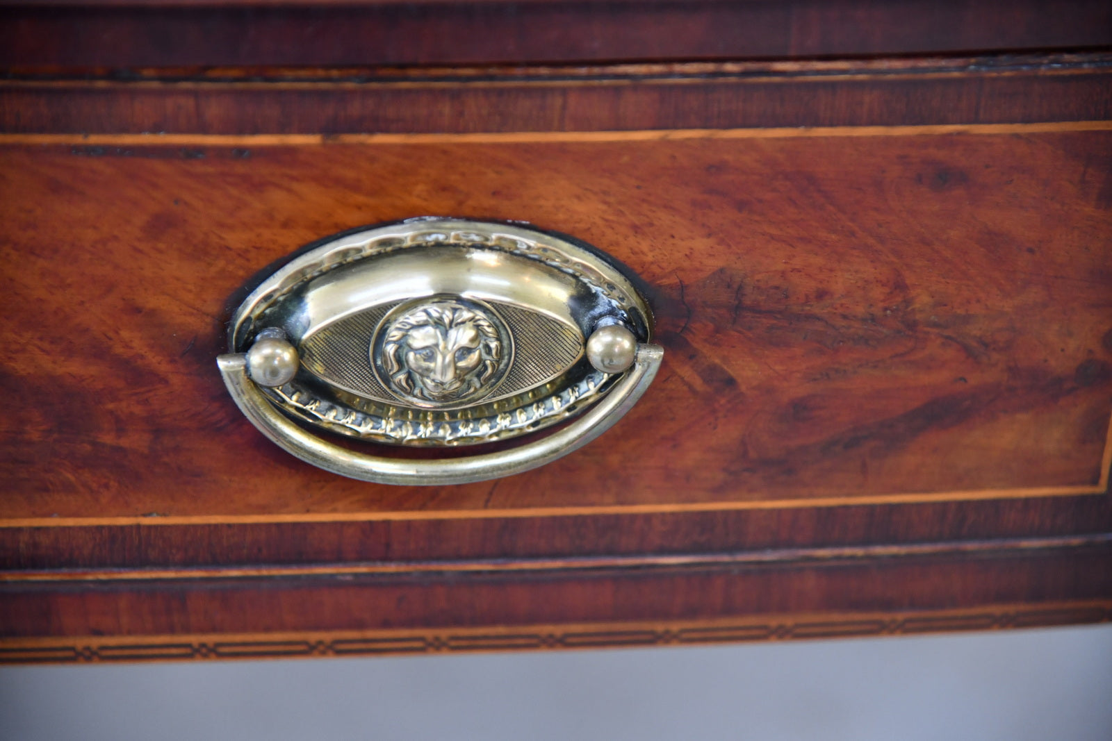 Large Regency Mahogany Sideboard Server - Kernow Furniture