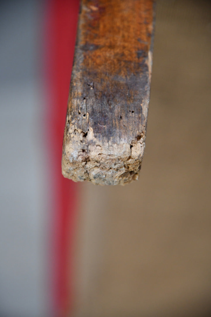 Small Victorian Upholstered Bench - Kernow Furniture