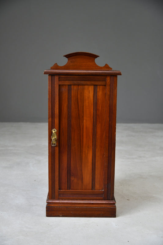 Edwardian Walnut Pot Cupboard - Kernow Furniture