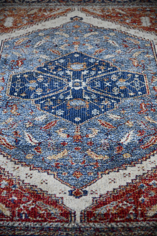 Oriental Style Wool Rug - Kernow Furniture