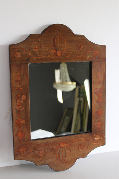 Dutch Inlaid Marquetry Mirror - Kernow Furniture