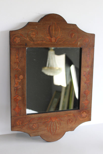 Dutch Inlaid Marquetry Mirror - Kernow Furniture