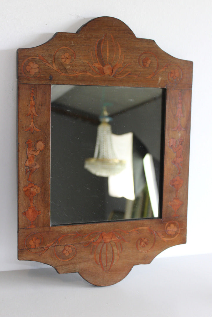 Dutch Inlaid Marquetry Mirror - Kernow Furniture