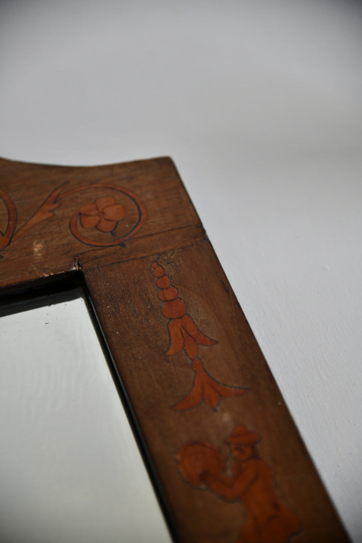 Dutch Inlaid Marquetry Mirror - Kernow Furniture