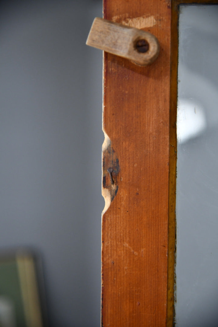 Antique Stained Pine Glazed Dresser - Kernow Furniture