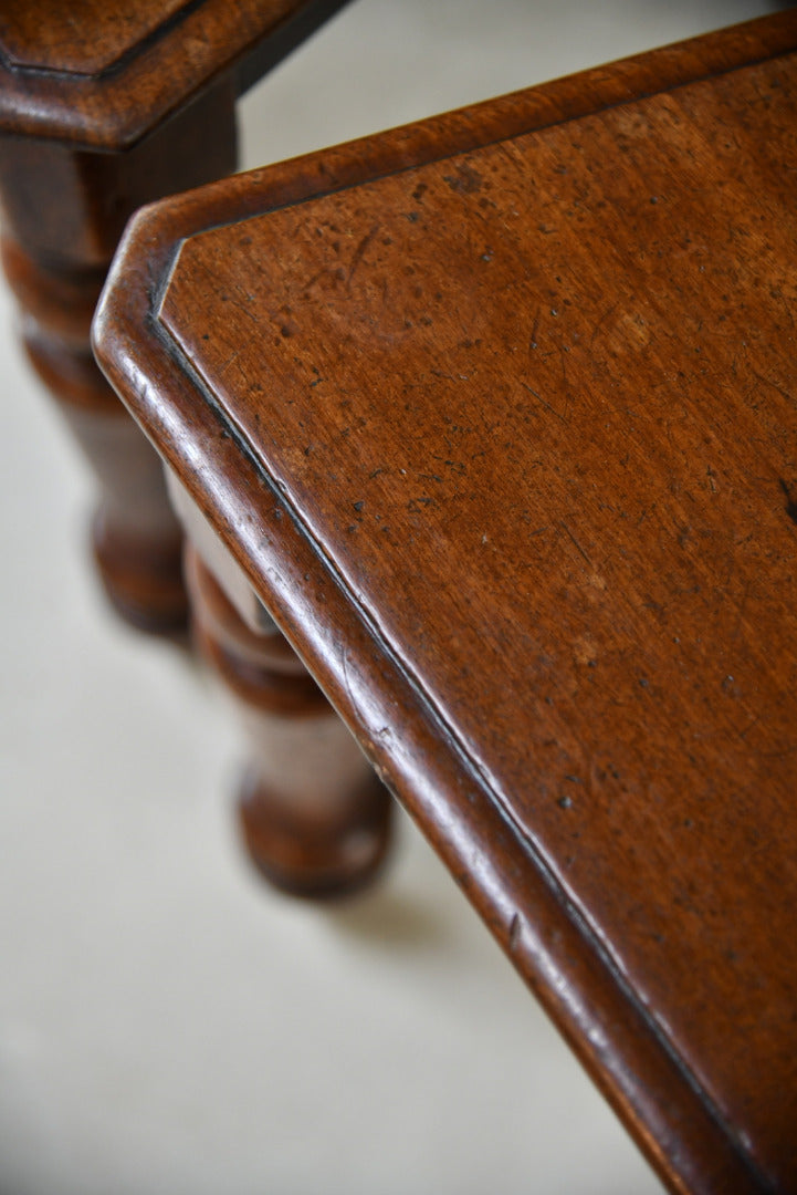 Pair Mahogany Hall Chairs - Kernow Furniture