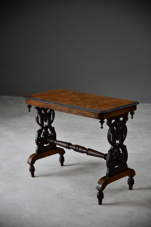 Victorian Inlaid Occasional Table - Kernow Furniture