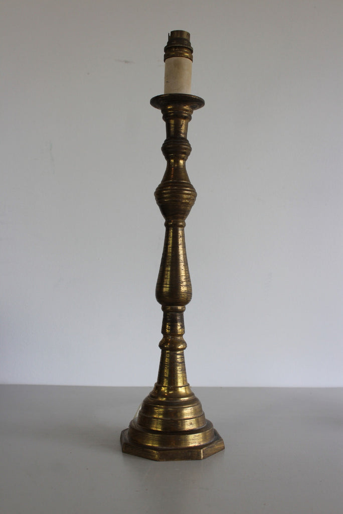 Traditional Brass Table Lamp - Kernow Furniture