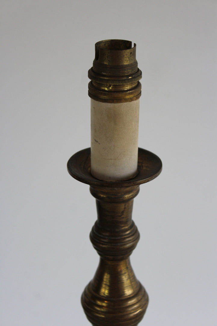 Traditional Brass Table Lamp - Kernow Furniture