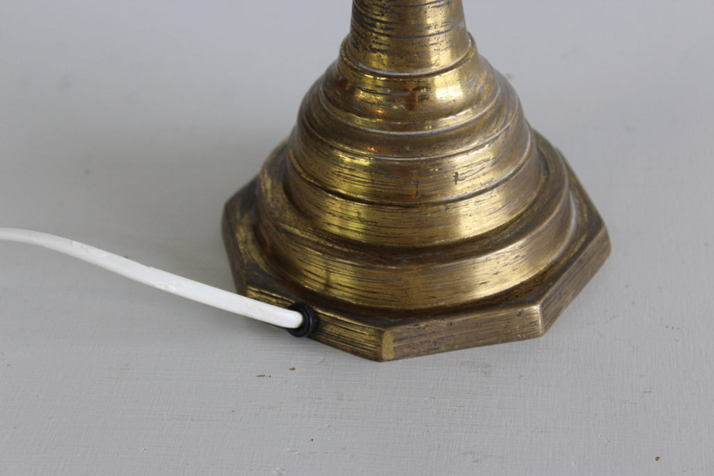 Traditional Brass Table Lamp - Kernow Furniture