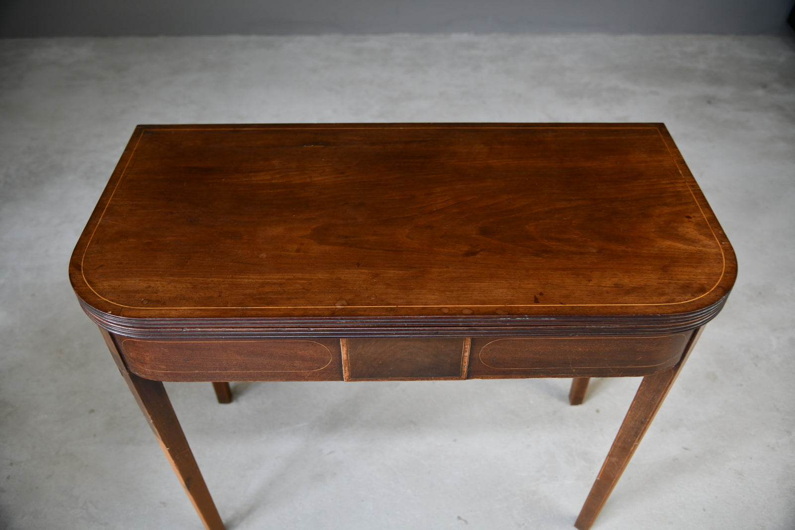 Antique Mahogany Tea Side Table - Kernow Furniture