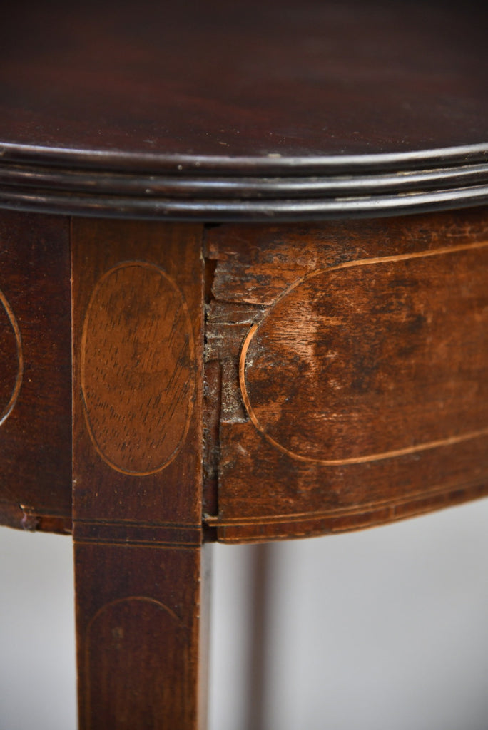 Antique Mahogany Tea Side Table - Kernow Furniture