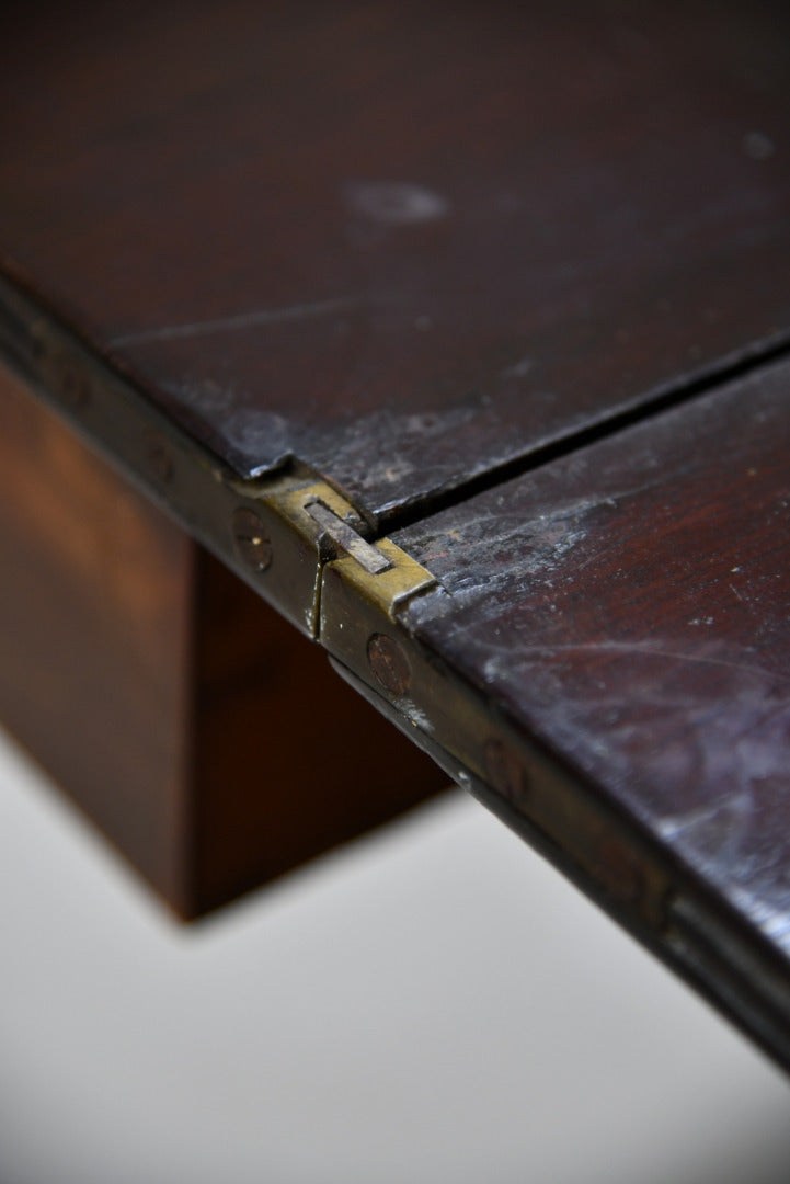 Antique Mahogany Tea Side Table - Kernow Furniture